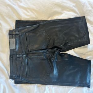 Shiny Black Carmar denim size 26